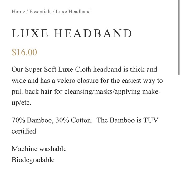 Nash Jones skincare headband and wash pads - Picture 3 of 13